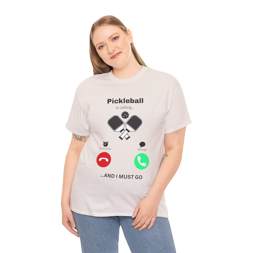 Pickleball Is Calling Tee | Pickleball T-shirt,  Funny Shirt, Pickleball, Funny Sport Shirt, Men's Shirt, Women's Shirt, Incoming Call Graphic