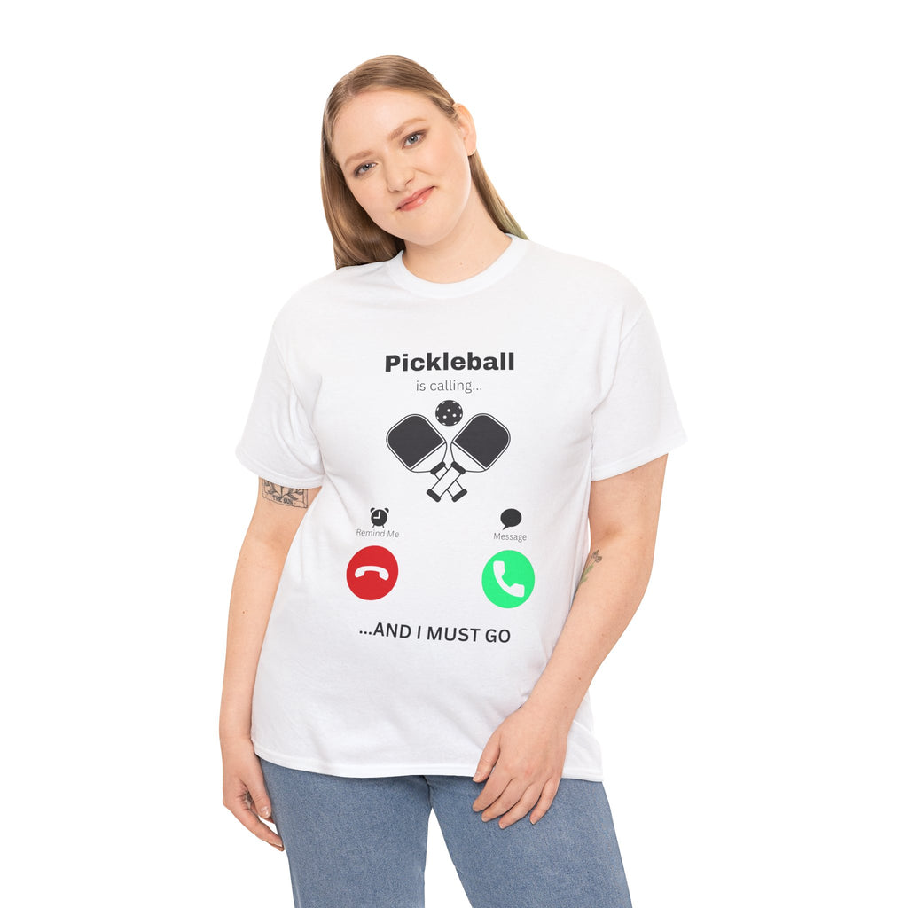 Pickleball Is Calling Tee | Pickleball T-shirt,  Funny Shirt, Pickleball, Funny Sport Shirt, Men's Shirt, Women's Shirt, Incoming Call Graphic