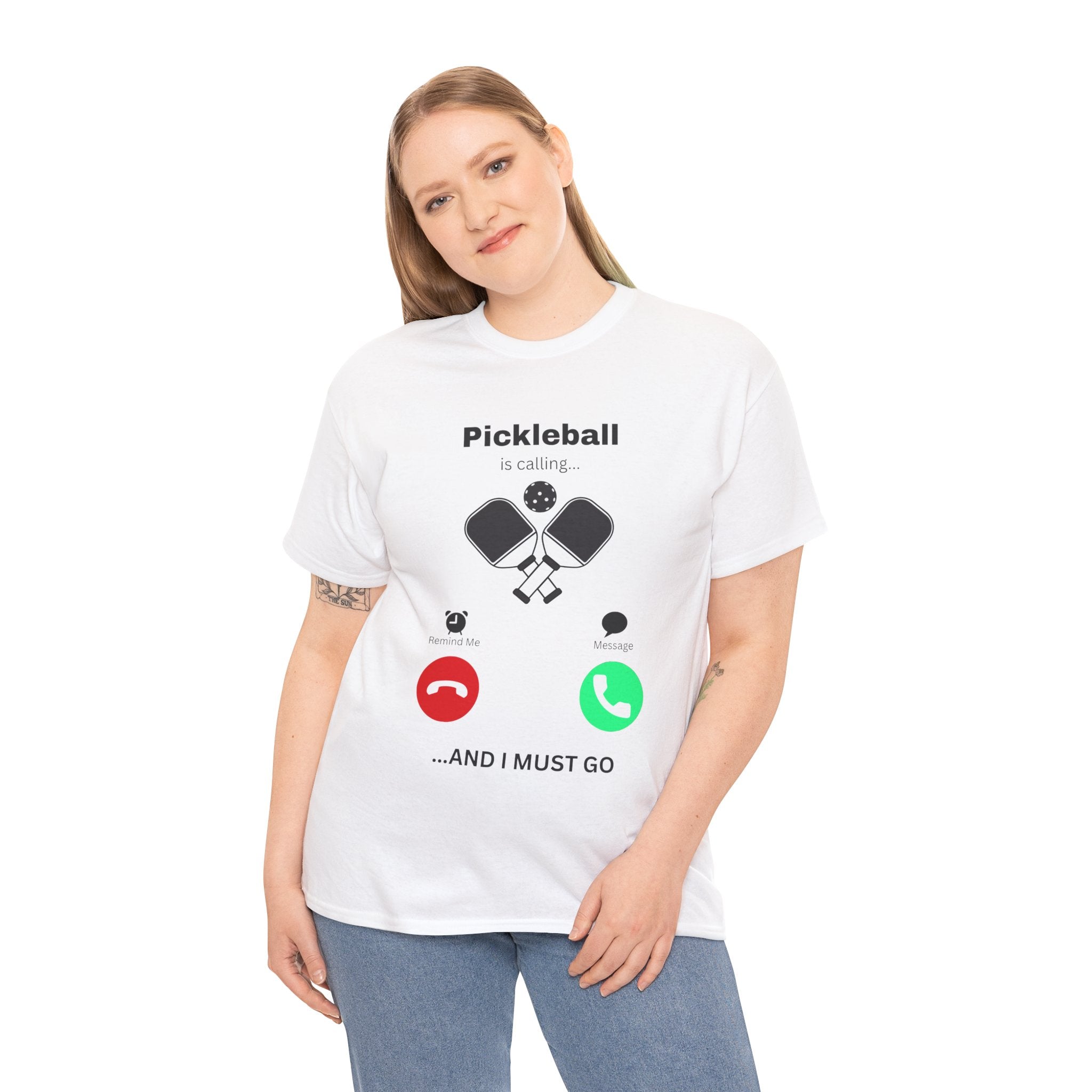 Pickleball Is Calling Tee | Pickleball T-shirt,  Funny Shirt, Pickleball, Funny Sport Shirt, Men's Shirt, Women's Shirt, Incoming Call Graphic