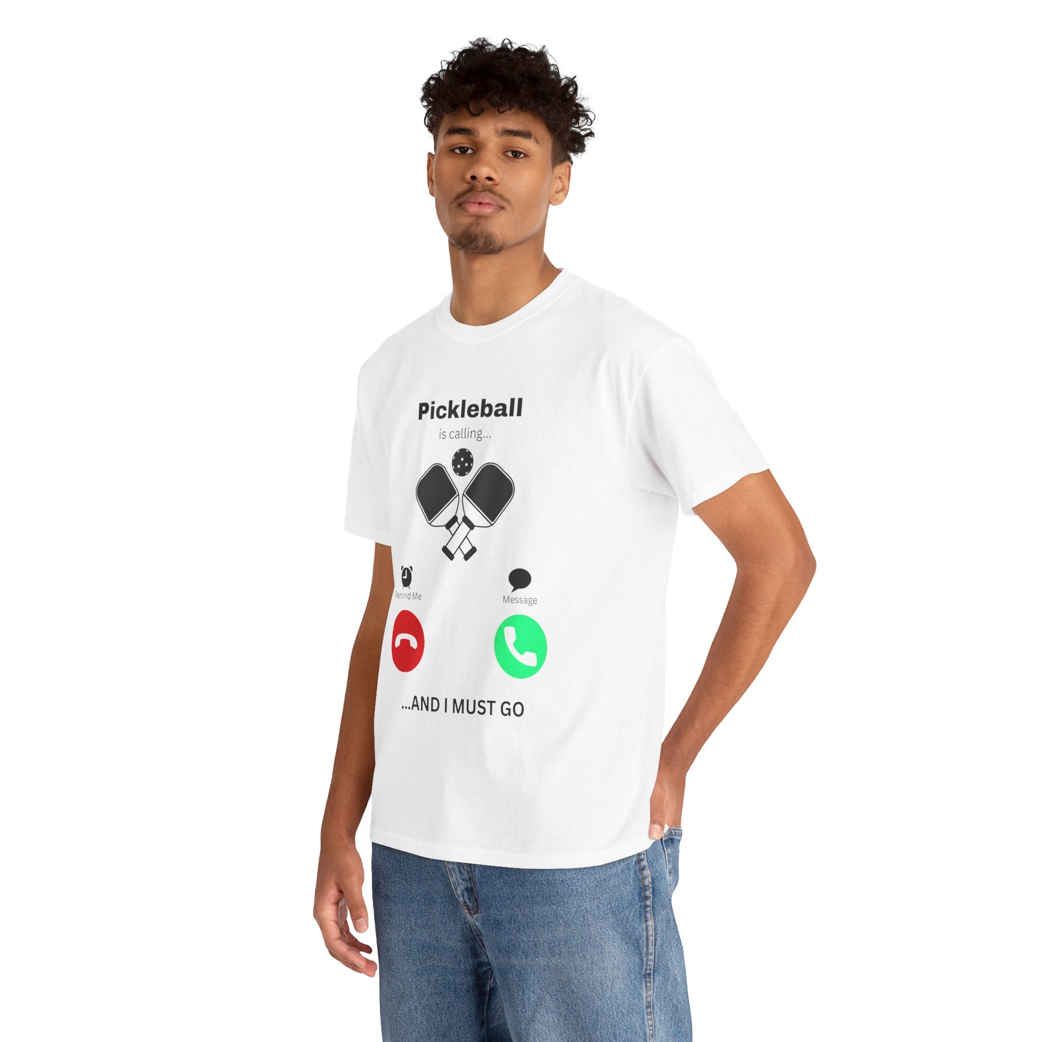 Pickleball Is Calling Tee | Pickleball T-shirt,  Funny Shirt, Pickleball, Funny Sport Shirt, Men's Shirt, Women's Shirt, Incoming Call Graphic