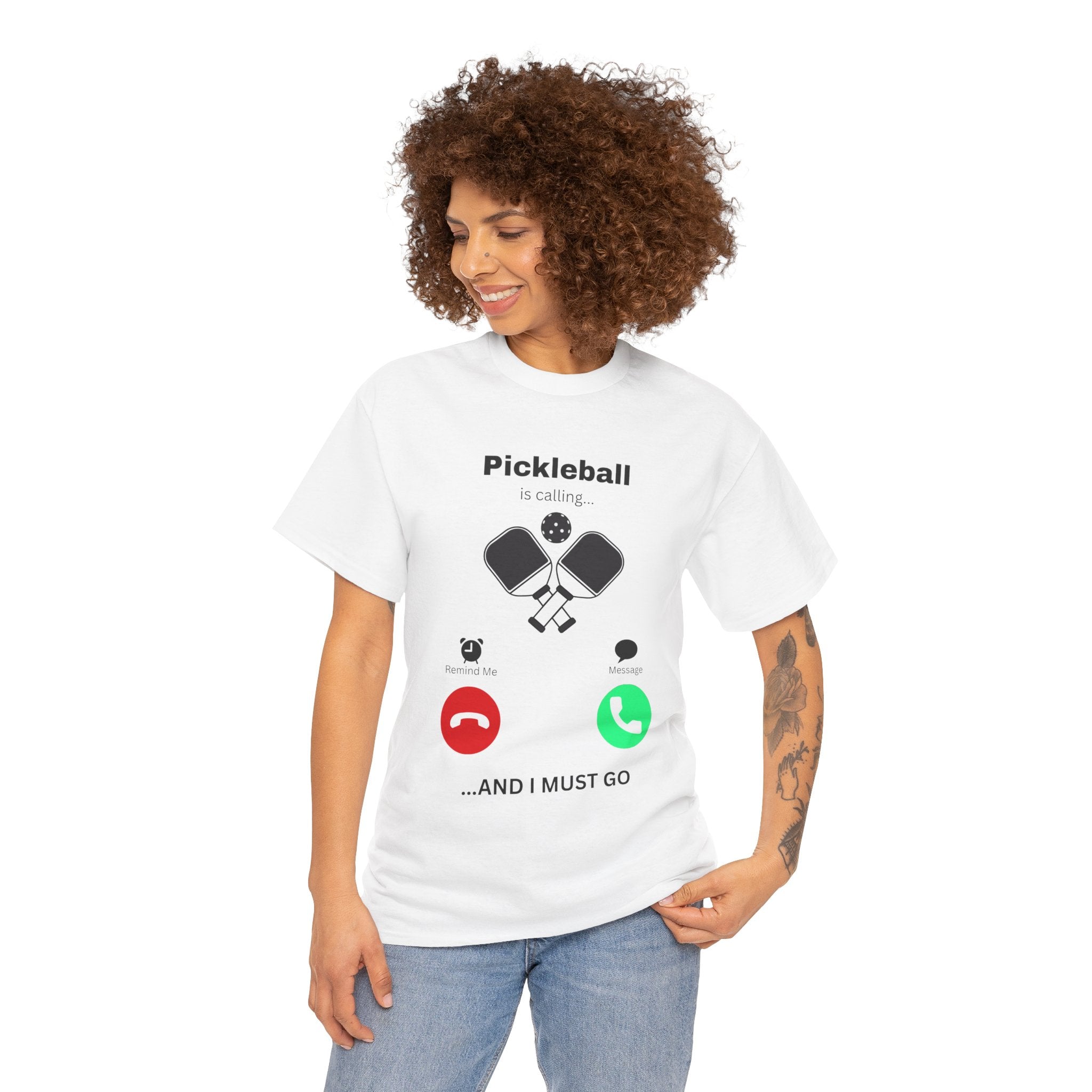 Pickleball Is Calling Tee | Pickleball T-shirt,  Funny Shirt, Pickleball, Funny Sport Shirt, Men's Shirt, Women's Shirt, Incoming Call Graphic