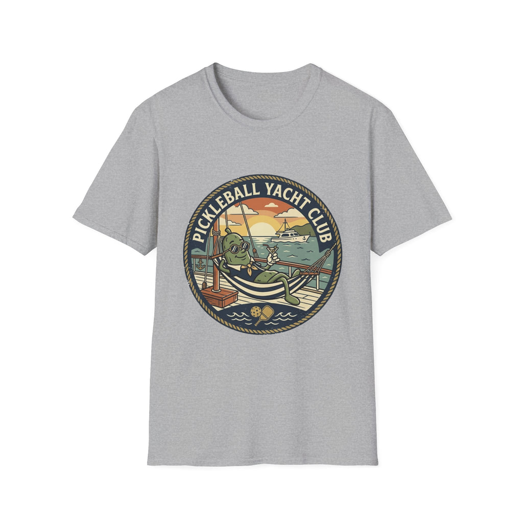 Pickleball Yacht Club T-Shirt — Coastal Vintage Pickleball Tee